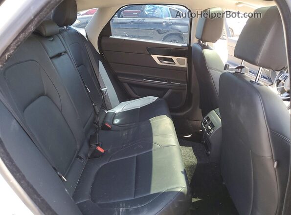 SAJBD4BV7HCY27230 2017 JAGUAR XF Silver Rear seats view