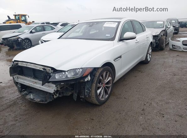 SAJBD4FX4KCY79420 2019 JAGUAR XF Белый Передняя левая четверть