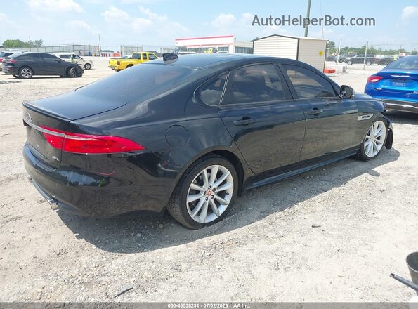 SAJBF4BV7GCY24742 2016 JAGUAR XF Black Trasero derecho