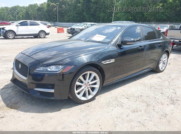 SAJBF4BV7GCY24742 2016 JAGUAR XF Black Vista tres cuartos delantera izquierda