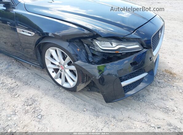 SAJBF4BV7GCY24742 2016 JAGUAR XF Black Vista frontal