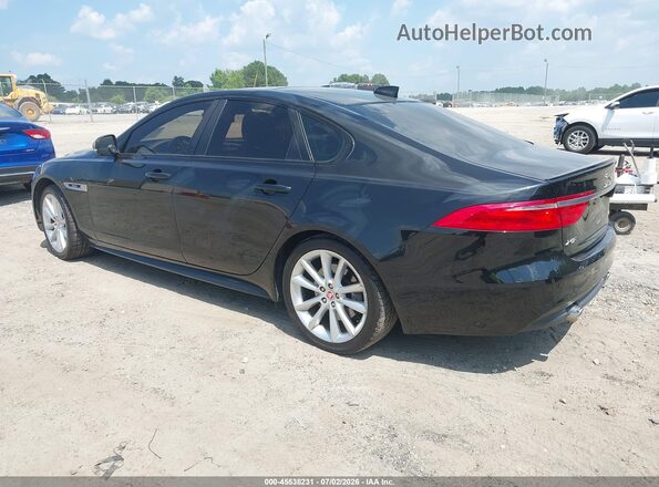 SAJBF4BV7GCY24742 2016 JAGUAR XF Black Trasero izquierdo