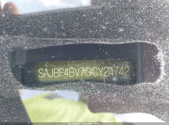 SAJBF4BV7GCY24742 2016 JAGUAR XF Black Vista interior de 360 grados