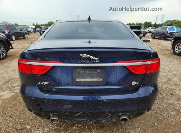 SAJBG4BV6GCY07458 2016 JAGUAR XF Blue Widok z tyłu