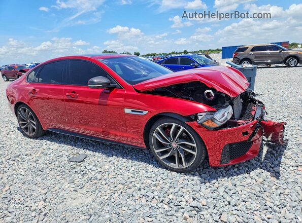 SAJBG4BV6GCY17777 2016 JAGUAR XF Red Առջևի աջ