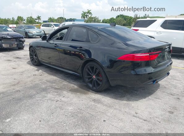 SAJBG4BV9GCY06479 2016 JAGUAR XF Black Trasero izquierdo