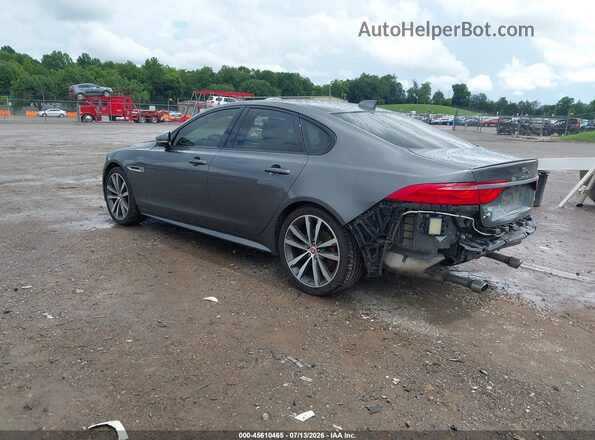 SAJBG4BV9HCY25079 2017 JAGUAR XF Gray Trasero izquierdo