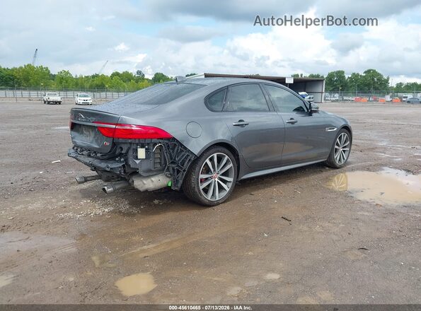 SAJBG4BV9HCY25079 2017 JAGUAR XF Gray Trasero derecho