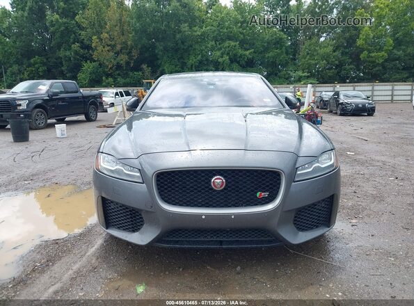 SAJBG4BV9HCY25079 2017 JAGUAR XF Gray Vista del cuadro de instrumentos