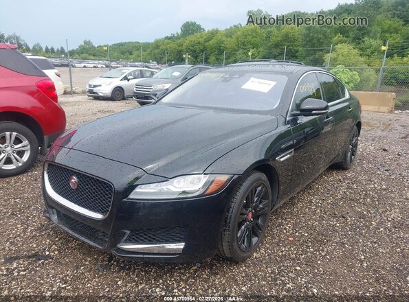SAJBJ4BV0HCY49496 2017 JAGUAR XF Черный Вид спереди
