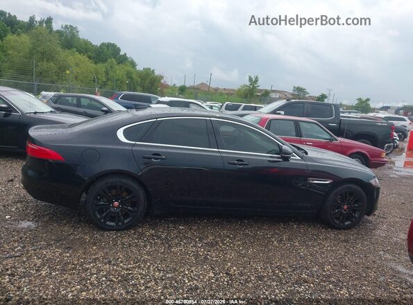 SAJBJ4BV0HCY49496 2017 JAGUAR XF Черный Вид задней части салона