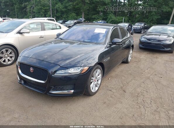 SAJBJ4BV1GCY16540 2016 JAGUAR XF Black Vista tres cuartos delantera izquierda
