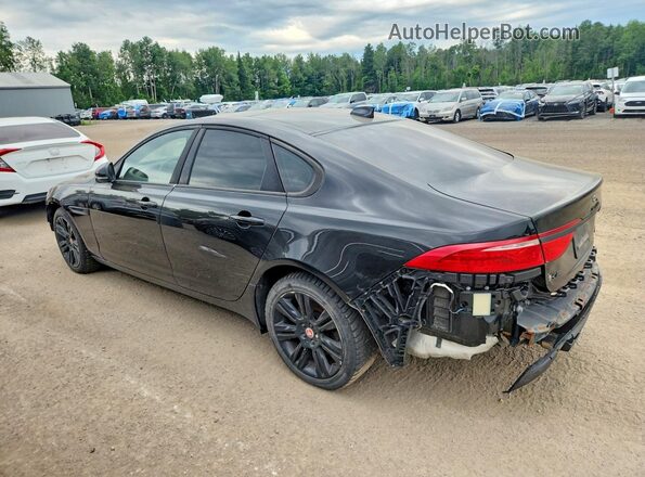 SAJBJ4BV2HCY40766 2017 JAGUAR XF Black Հետևի ձախ