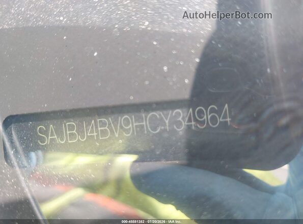SAJBJ4BV9HCY34964 2017 JAGUAR XF Silver ძრავის განყოფილების ხედი