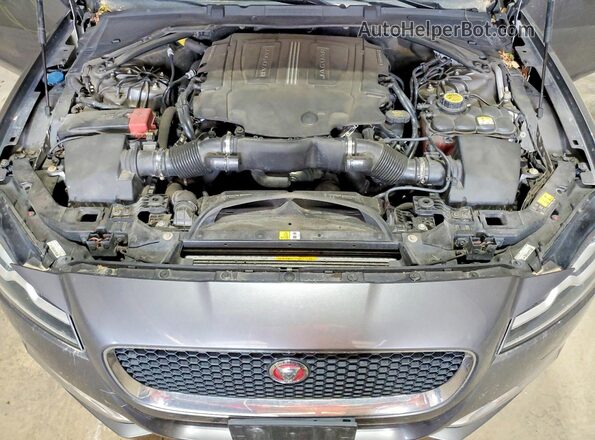 SAJBK4BV0GCY12993 2016 JAGUAR XF Серый Вид задней части салона