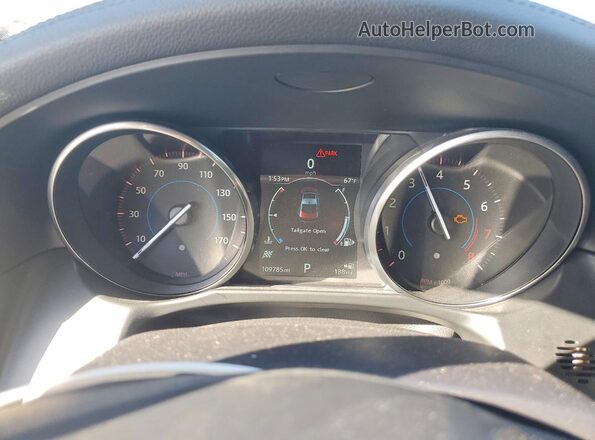 SAJBK4BV0HCY39533 2017 JAGUAR XF Gray Vista del cuadro de instrumentos