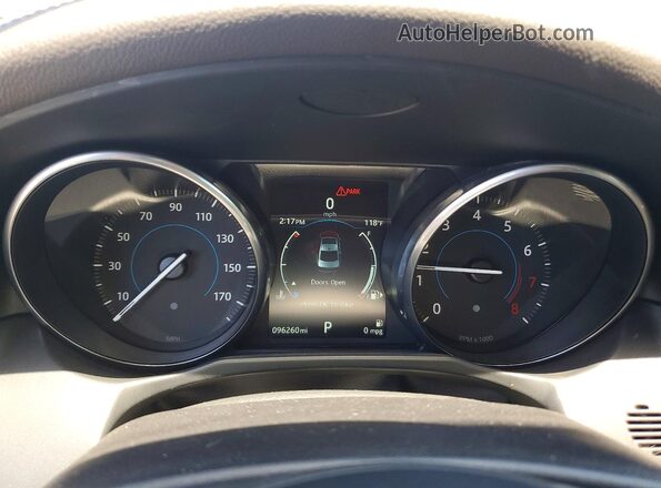 SAJBK4BV6HCY28598 2017 JAGUAR XF White Вид щитка приладів