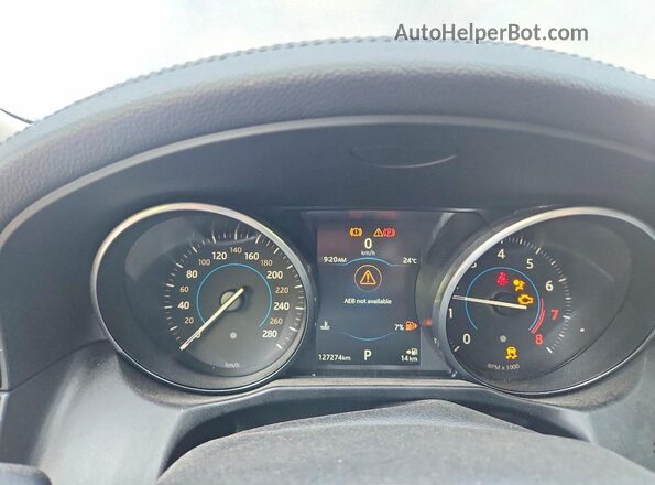 SAJBK4EV1JCY58562 2018 JAGUAR XF Charcoal Widok zestawu wskaźników