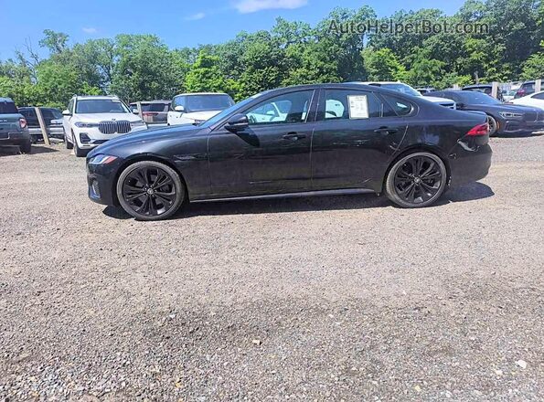 SAJBL4GX0RCY96548 2024 JAGUAR XF Black Widok naklejki z numerem VIN