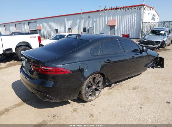 SAJBL4GX1MCY88614 2021 JAGUAR XF Black უკანა მარჯვენა