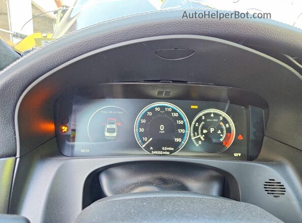 SAJBM4FV9LCY83902 2020 JAGUAR XF Black ხელსაწყოთა პანელის ხედი