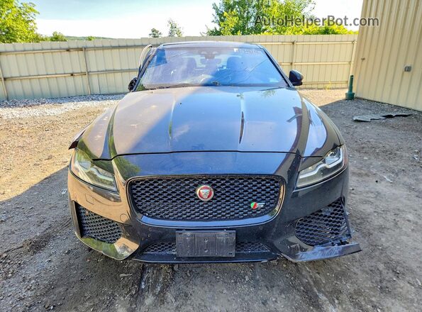 SAJBM4FV9LCY83902 2020 JAGUAR XF Black წინა ხედი