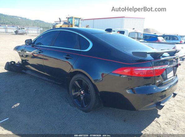 SAJBR4FX0JCY69368 2018 JAGUAR XF Black Tył lewy