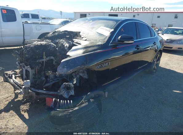 SAJBR4FX0JCY69368 2018 JAGUAR XF Black Przód lewy