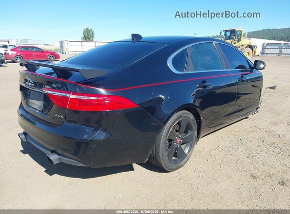 SAJBR4FX0JCY69368 2018 JAGUAR XF Black Tył prawy