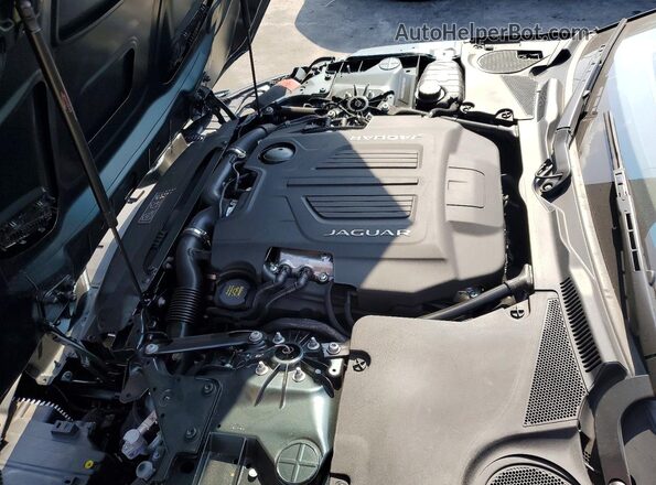 SAJD51FE7NCK77666 2022 JAGUAR F-TYPE Green უკანა სალონის ხედი