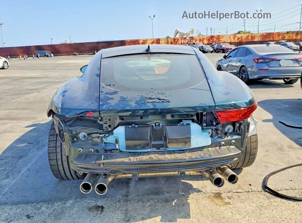 SAJD51FE7NCK77666 2022 JAGUAR F-TYPE Green უკანა ხედი