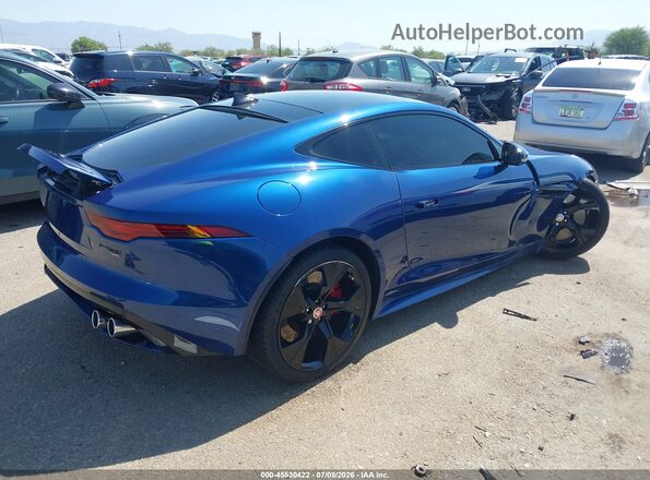SAJD81EE4PCK82562 2023 JAGUAR F-TYPE Blue უკანა მარჯვენა