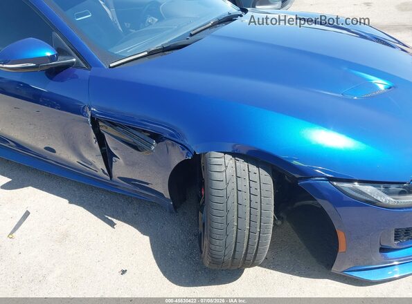 SAJD81EE4PCK82562 2023 JAGUAR F-TYPE Blue წინა ხედი