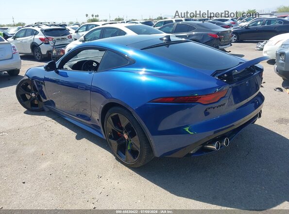 SAJD81EE4PCK82562 2023 JAGUAR F-TYPE Blue უკანა მარცხენა