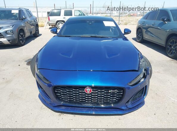 SAJD81EE4PCK82562 2023 JAGUAR F-TYPE Blue ხელსაწყოთა პანელის ხედი