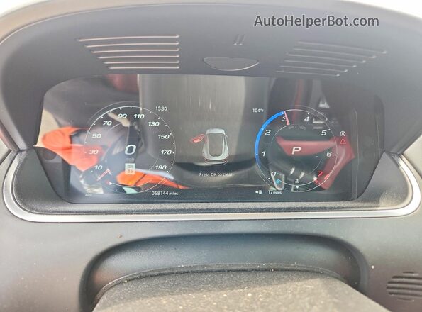 SAJDD1GX7MCK74655 2021 JAGUAR F-TYPE Черный Вид щитка приборов