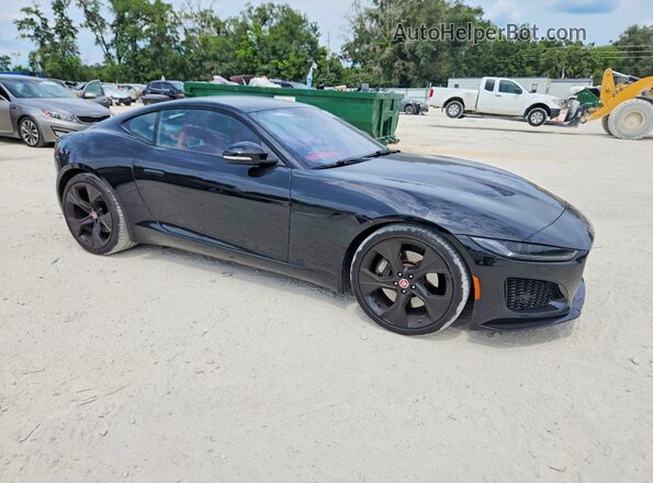 SAJDD1GX7MCK74655 2021 JAGUAR F-TYPE Черный Передняя правая четверть