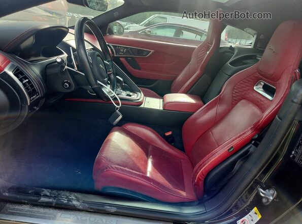 SAJDD1GX7MCK74655 2021 JAGUAR F-TYPE Черный Вид салона спереди