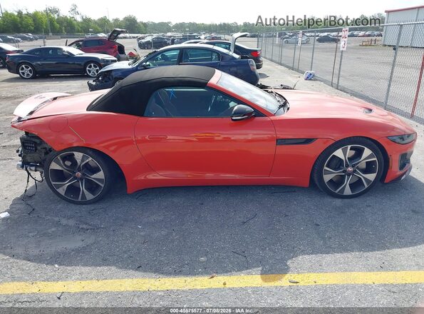 SAJDD5EE7PCK82994 2023 JAGUAR F-TYPE Orange Widok wnętrza 360 stopni
