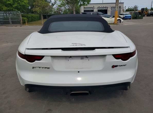 SAJDD5GX7LCK65055 2020 JAGUAR F-TYPE White უკანა ხედი