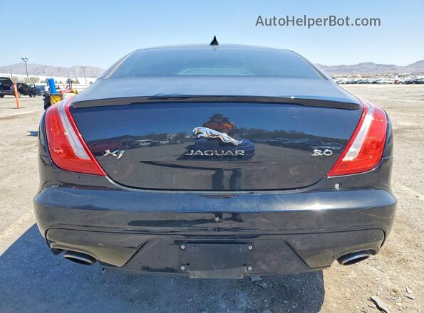 SAJWA1C78H8W08420 2017 JAGUAR XJ Black Вид ззаду