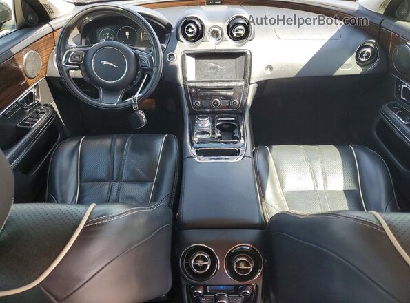 SAJWA1C78H8W08420 2017 JAGUAR XJ Black Вид панелі приладів