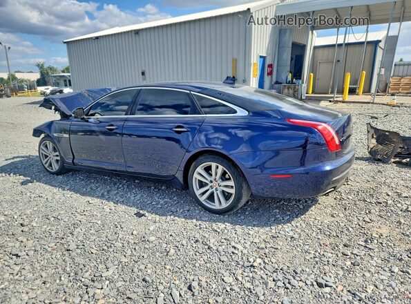 SAJWA2G71G8V92592 2016 JAGUAR XJL Blue Հետևի ձախ