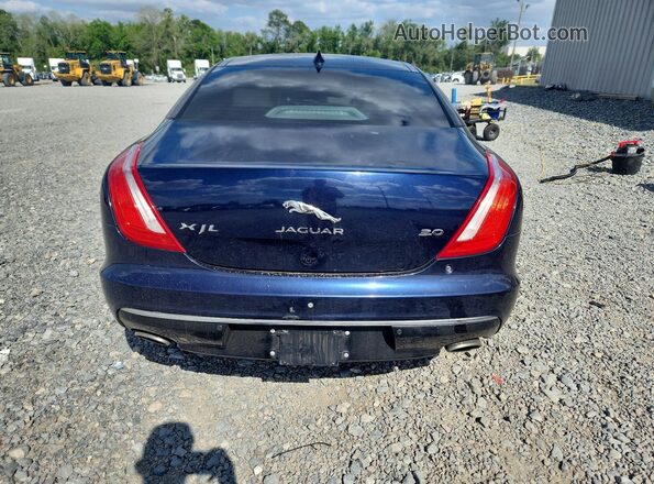 SAJWA2G71G8V92592 2016 JAGUAR XJL Blue Հետևի տեսք