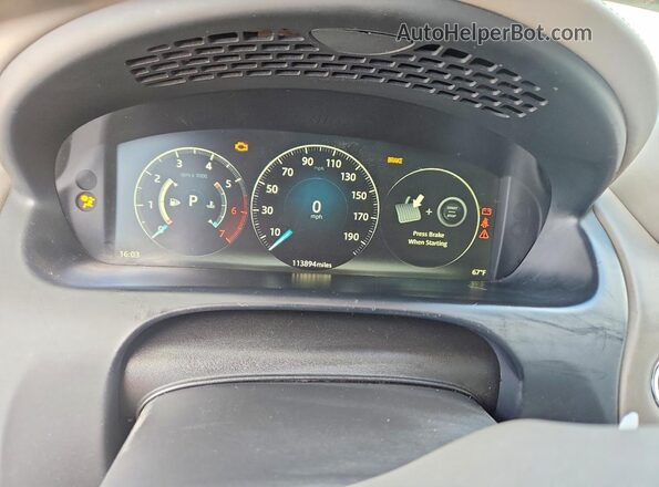 SAJWA2G71G8V92592 2016 JAGUAR XJL Blue Սարքավորումների վահանակի տեսք