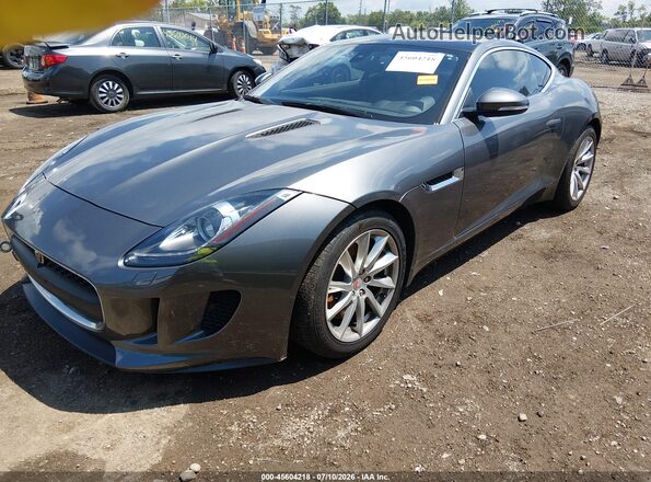 SAJWA6AT0G8K22344 2016 JAGUAR F-TYPE Gray Vista tres cuartos delantera izquierda
