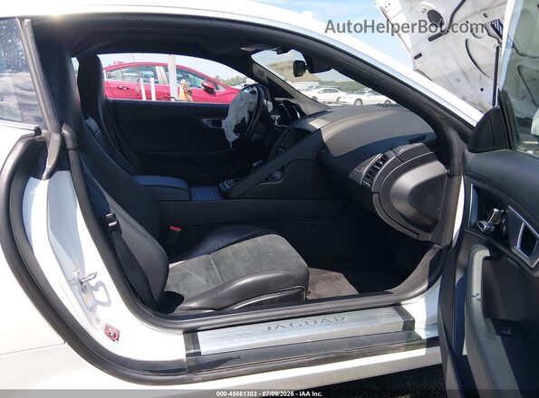 SAJWA6AT0H8K41221 2017 JAGUAR F-TYPE White Vista interior delantera