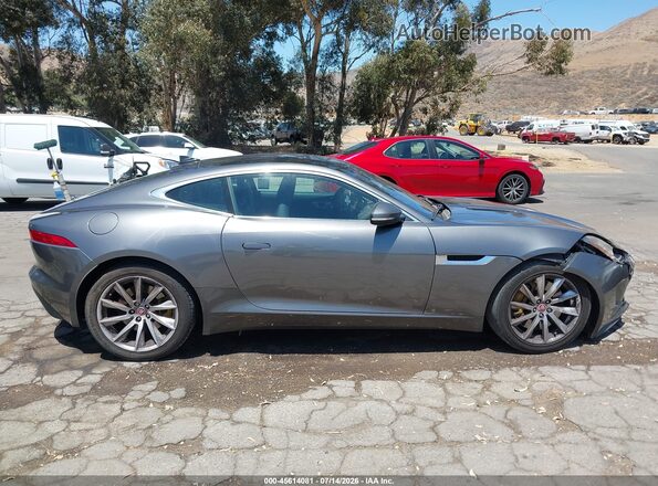 SAJWA6AT8H8K42343 2017 JAGUAR F-TYPE Серый Вид задней части салона
