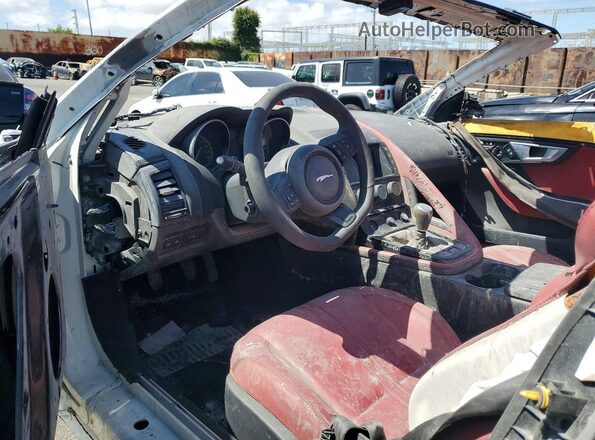SAJWB6FC2G8K27874 2016 JAGUAR F-TYPE White Вид панелі приладів