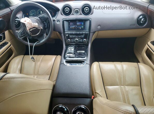 SAJWJ1CD5G8V92276 2016 JAGUAR XJ White Dashboard view